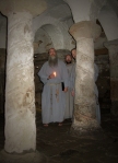 The very ancient crypt in St. Wynstan's Church