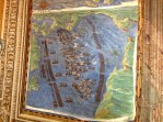 The Battle of Lepanto from the map section of the Vatican Museum